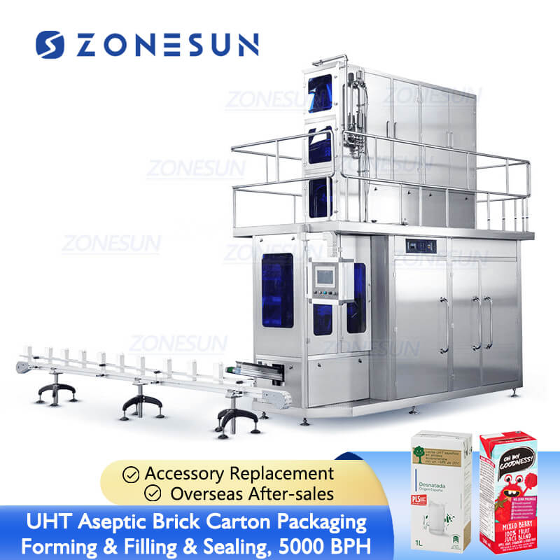 aseptic milk filling packaging machine