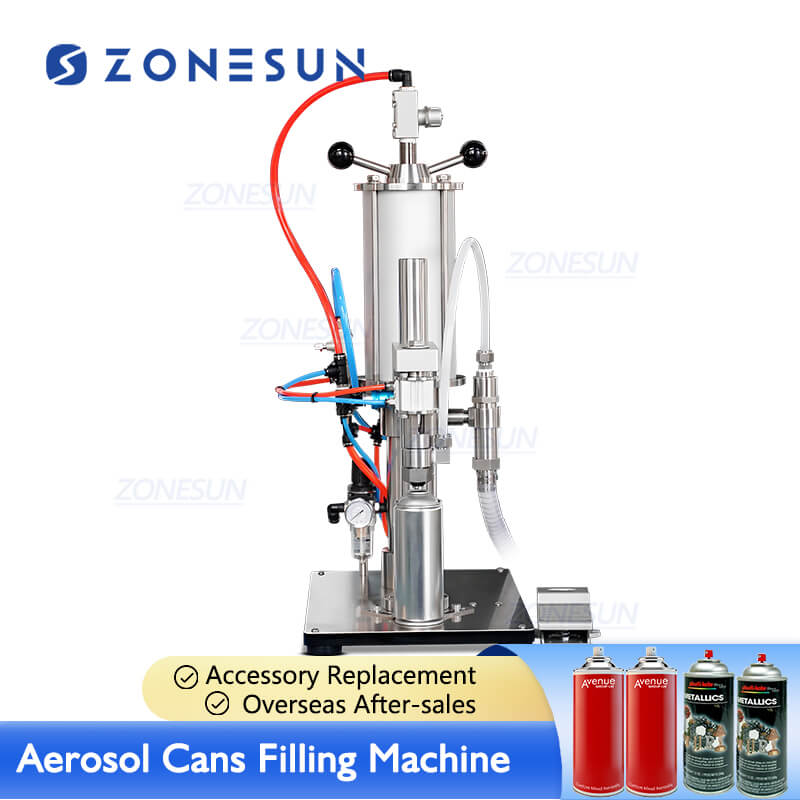 Aerosol Can Filling Machine | ZS-CQ3 Hairspray Spray Filling Equoment