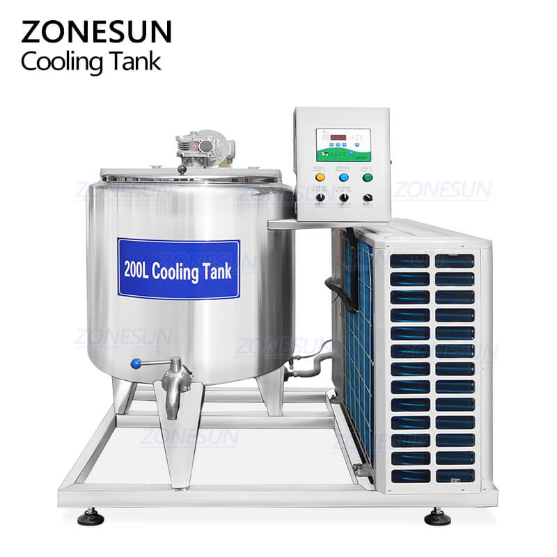 Mixing Tank |ZS-CT200L Dairy Milk Cooling Storage Tank