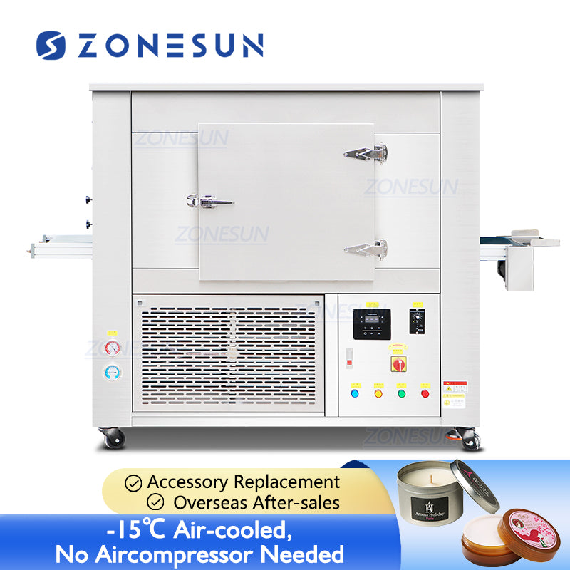 mașină de congelare cu tunel continuu