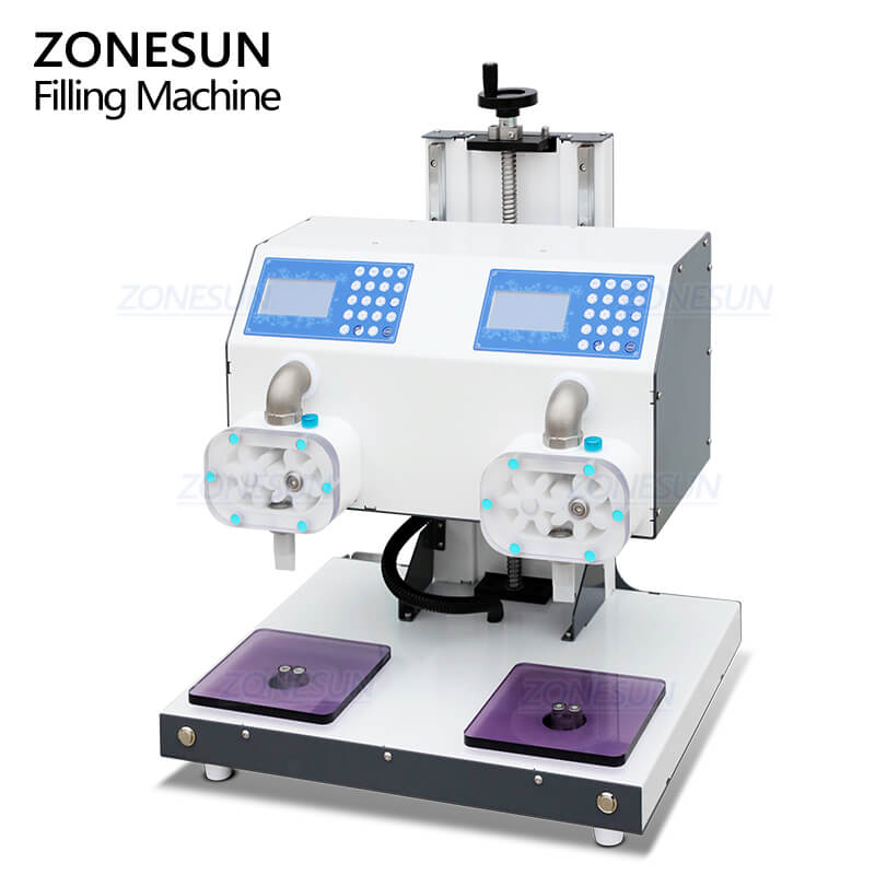 semi-automated filling machine for honey jar