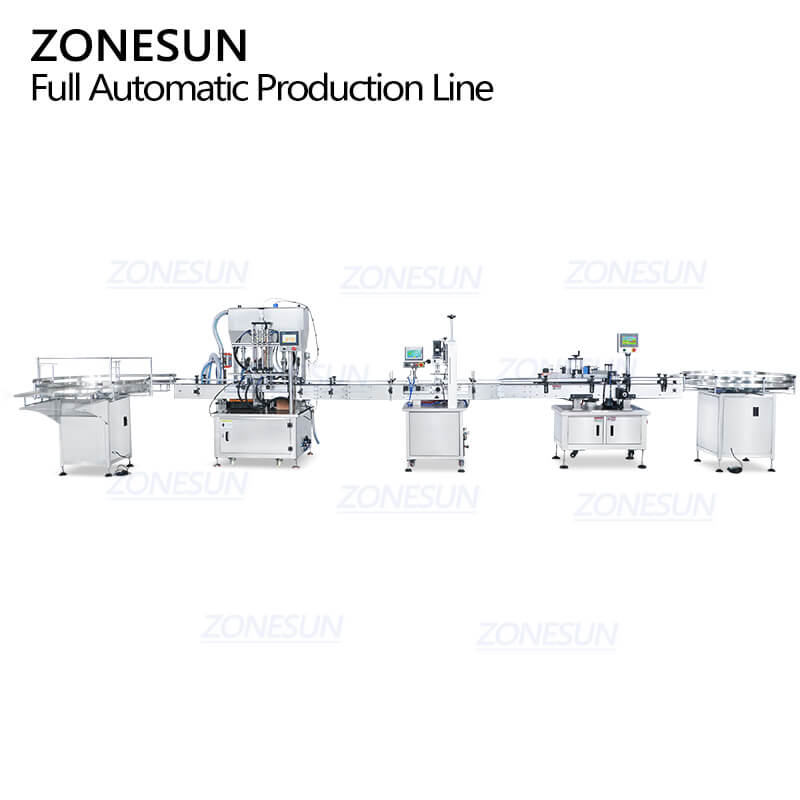 ZS-FAL180F2 automatic piston pump paste filling production line