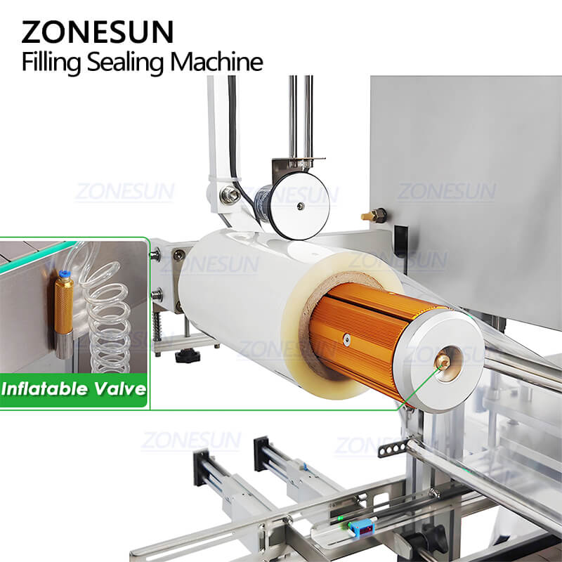 roll film holder of filling sealing line