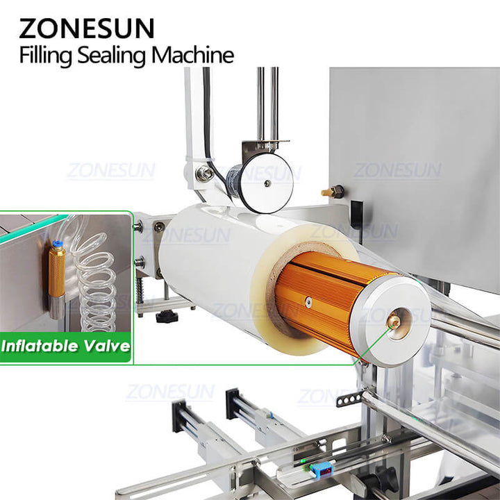 roll film holder of filling sealing line