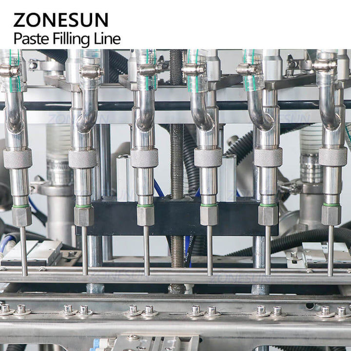 filling nozzles of filling line