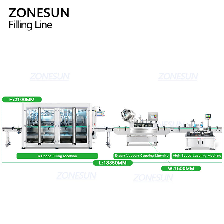 mașină de umplere de urmărire pentru lichid vâscos