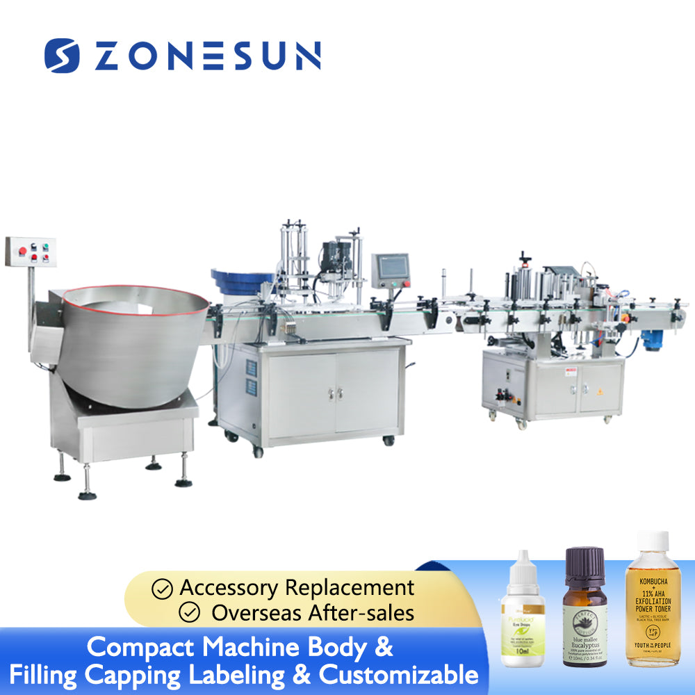 Production Line | ZS-FAL180Z2 Filling Capping Labeling Machine