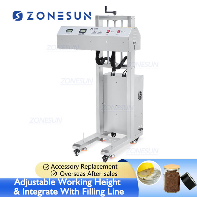 ZS-FK4200V Aluminium Foil Heat Continuous Induction Sealing Machine