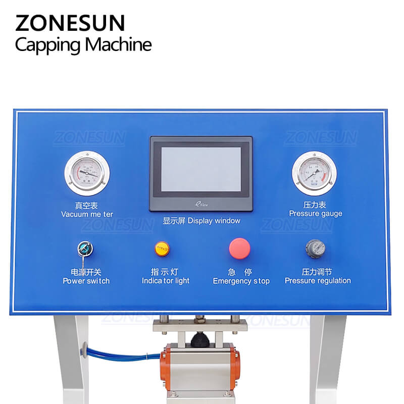 display of capping machine