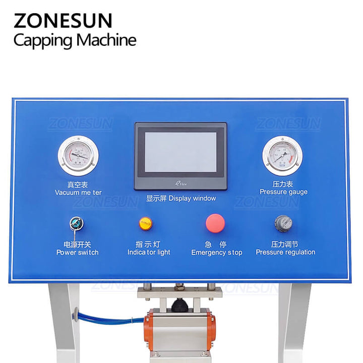 display of capping machine