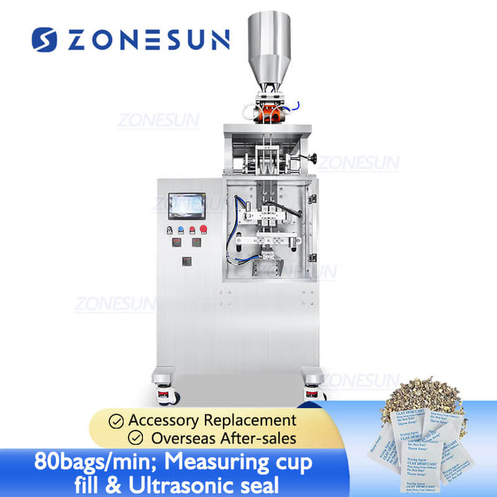 automatic fine granule packing machine for desiccant 