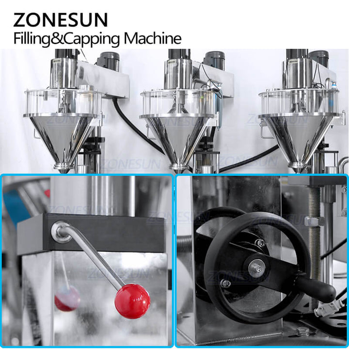 filling structure of powder filling machine