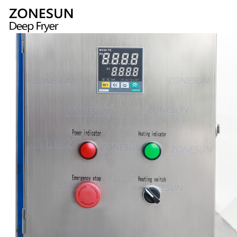 panel of fryer