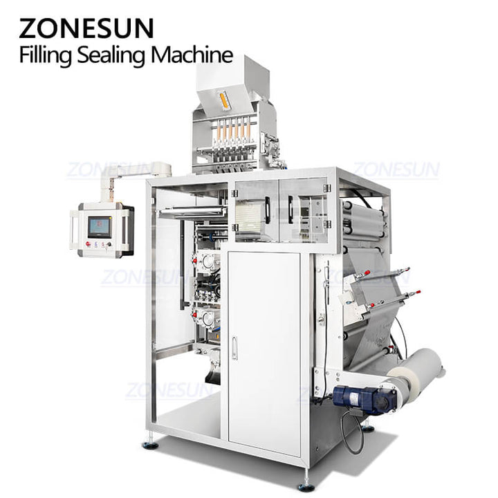 ZS-FS500K6 automatic servo driven VFFS packaging machine for granule