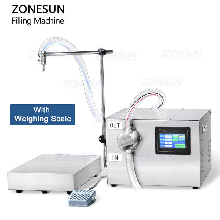 tabletop filling machine withweighing scale