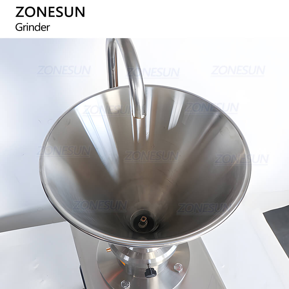 Zonesun ZS-GM60 rozsdamentes acél 4L elektromos gabona daráló Shea mogyoróvaj, gépi feldolgozó berendezés