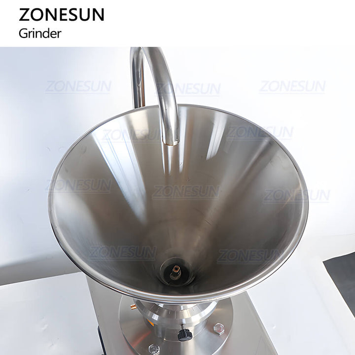 Zonesun ZS-GM60 rozsdamentes acél 4L elektromos gabona daráló Shea mogyoróvaj, gépi feldolgozó berendezés