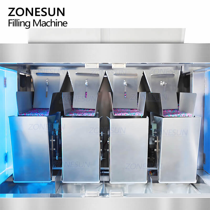 weighing scale of granule filler