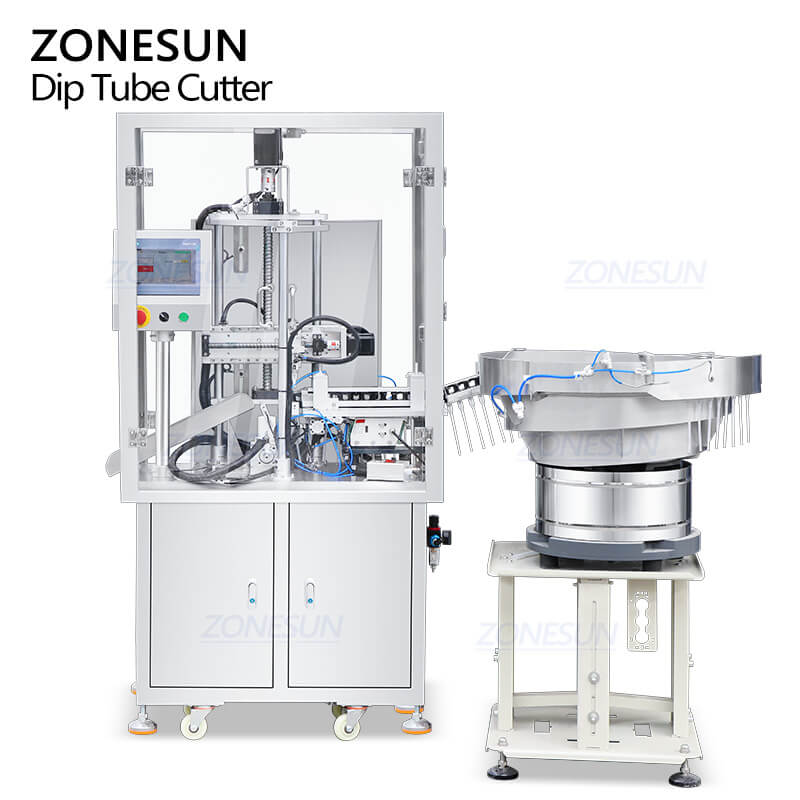 Lotion Pump Dip Tube Cutter Machine