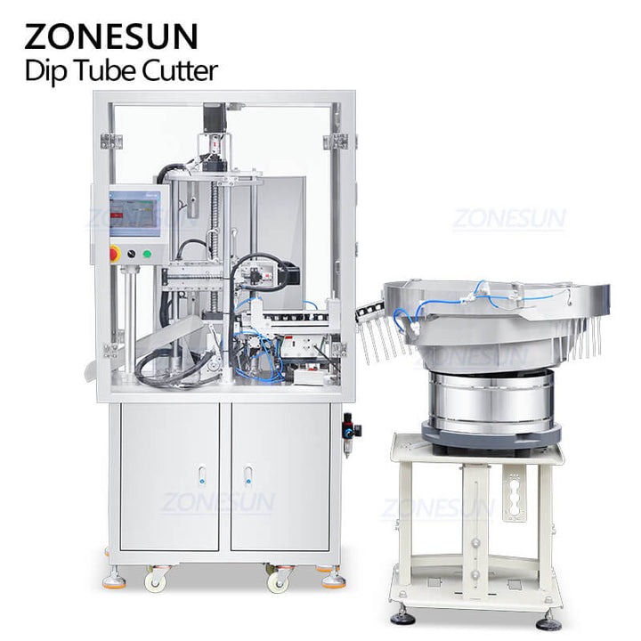 Lotion Pump Dip Tube Cutter Machine