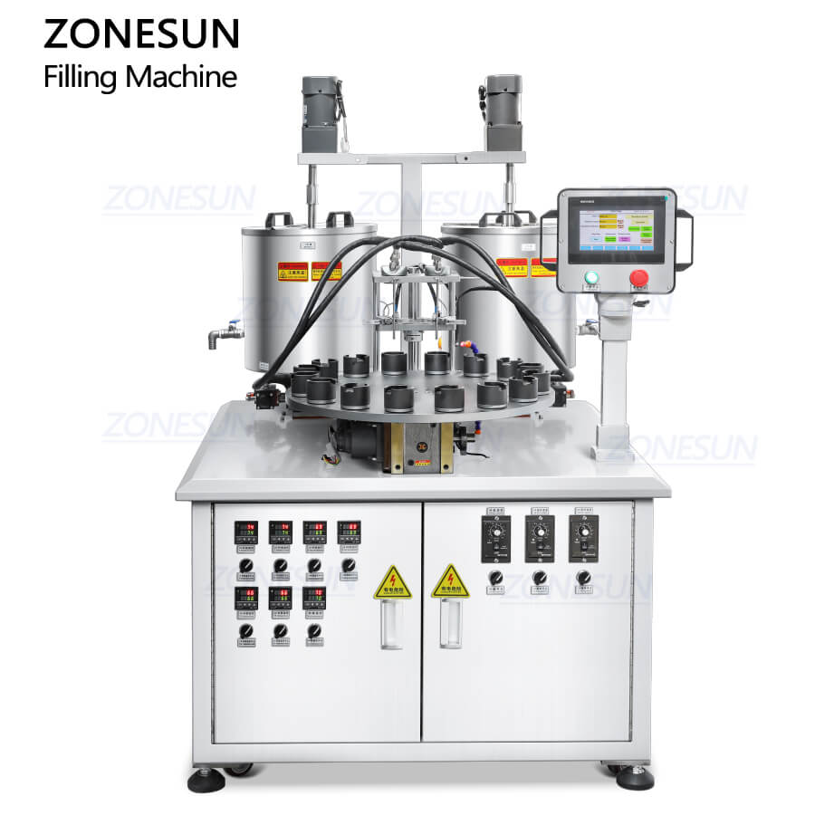  ZS-LG4C automatic dual-color swirl filling machine