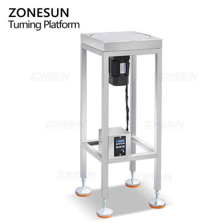 table tournante pour bouteilles en verre