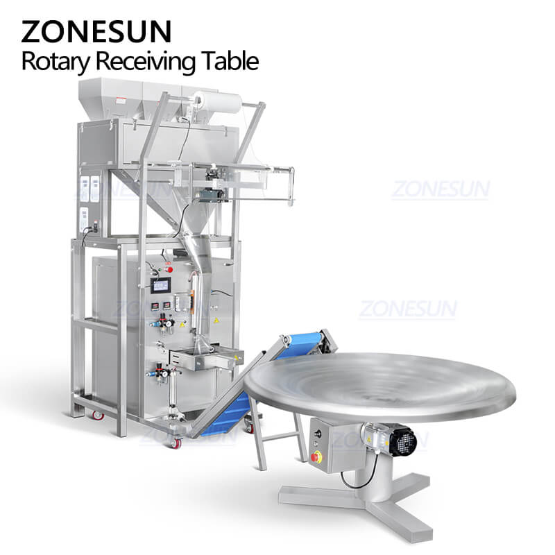 sachet accumulation table for VFFS packing machine