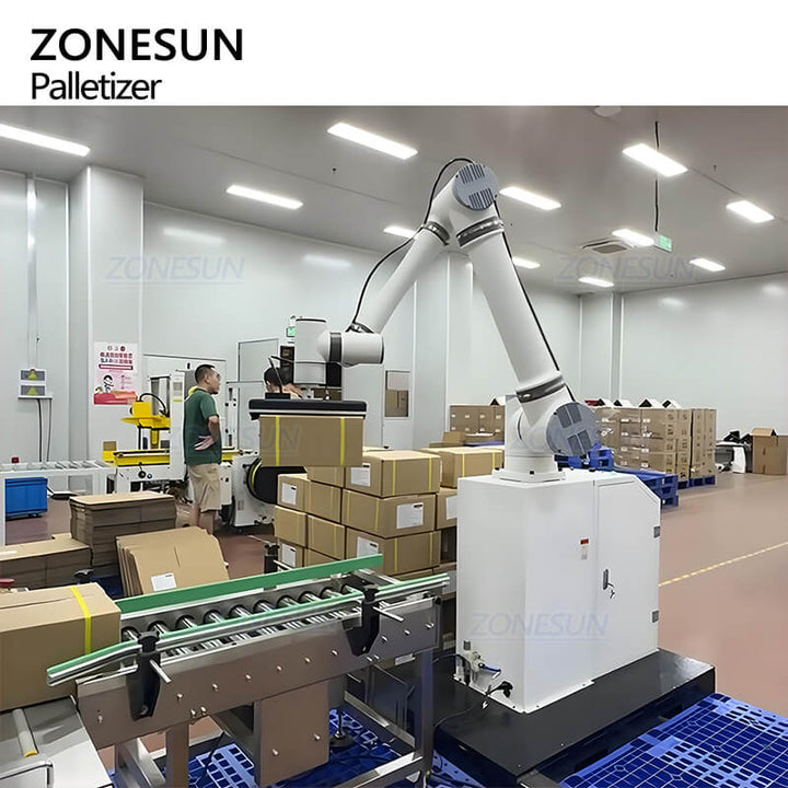 automatic palletizer for paper cartons