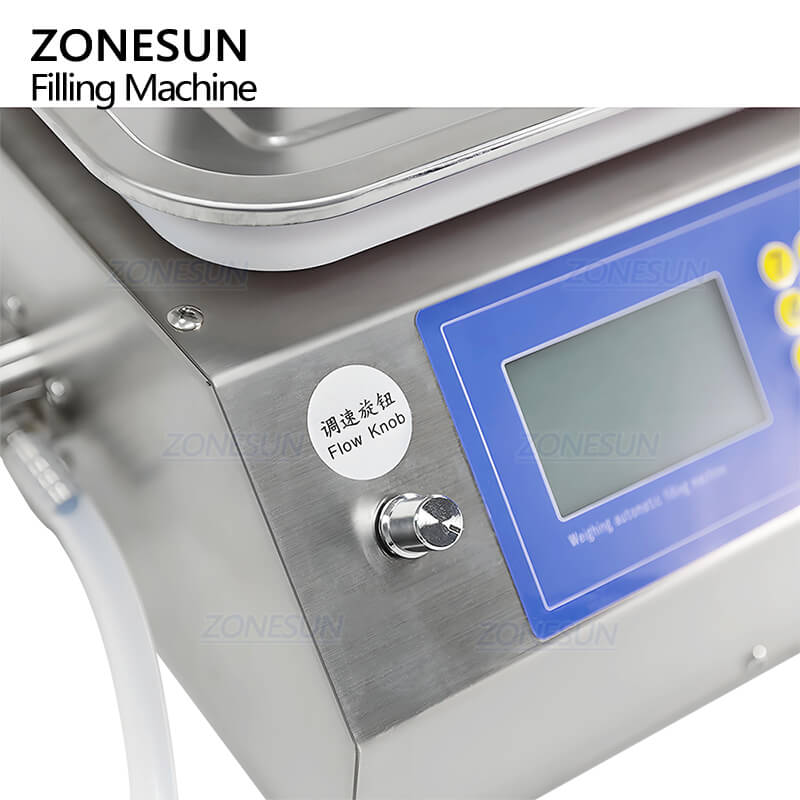 flow knob of weighing filling machine