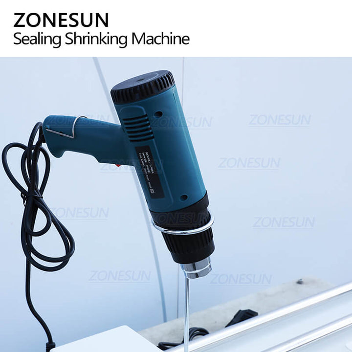 hot ir gun of heat sealer