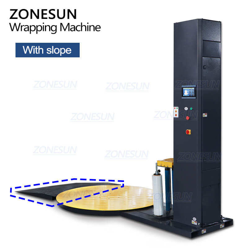 工業用拡張パレットストレッチラッピングマシンゾーンサン