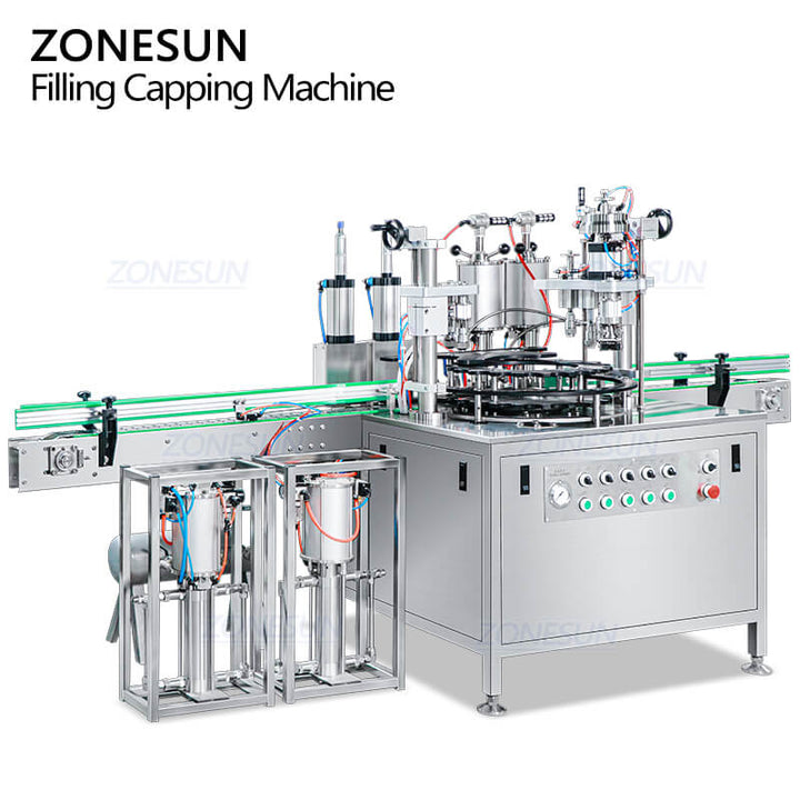 filling capping machine for aerosol