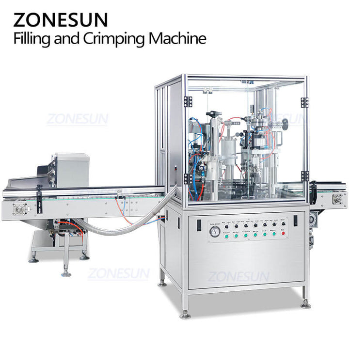 aerosol can filling machine