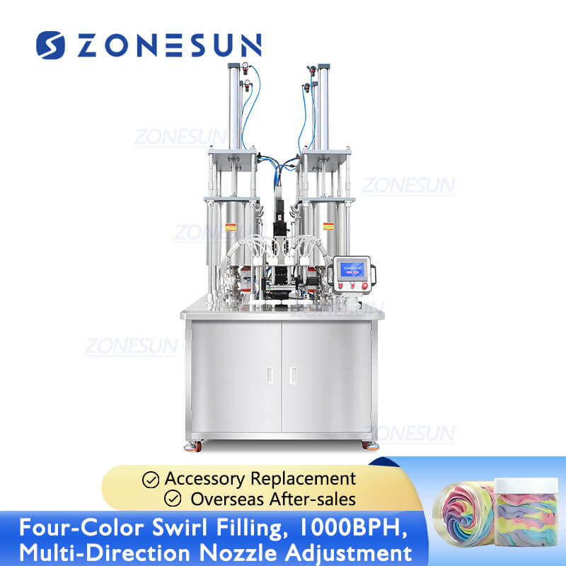 swirl cream filling machine
