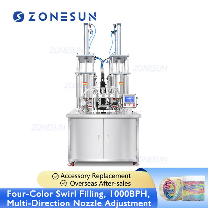 swirl cream filling machine