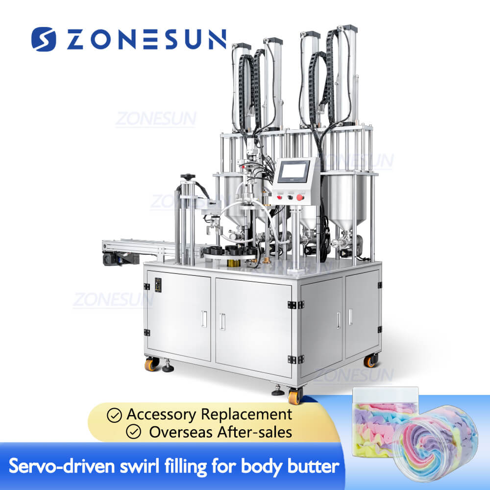swirl filling machine 