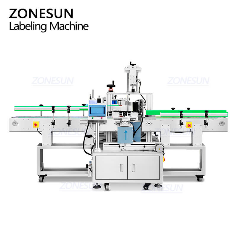 automatic self-adhesive labeling machine for oval bottles