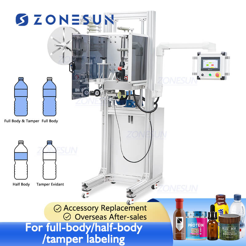 Sleeving Machine | ZS-STB151 Bottle Shrink Sleeve Label Applicator