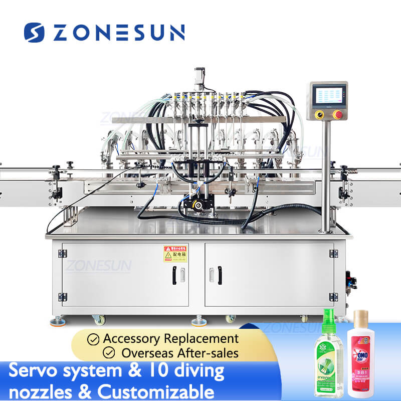 automatic servo piston pump filling machine