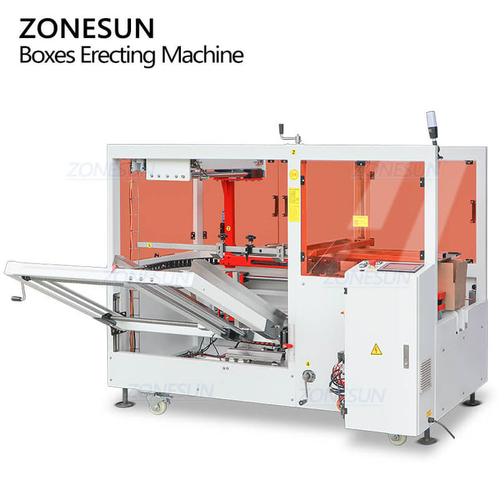 servo-driven automatic carton box erecting machine