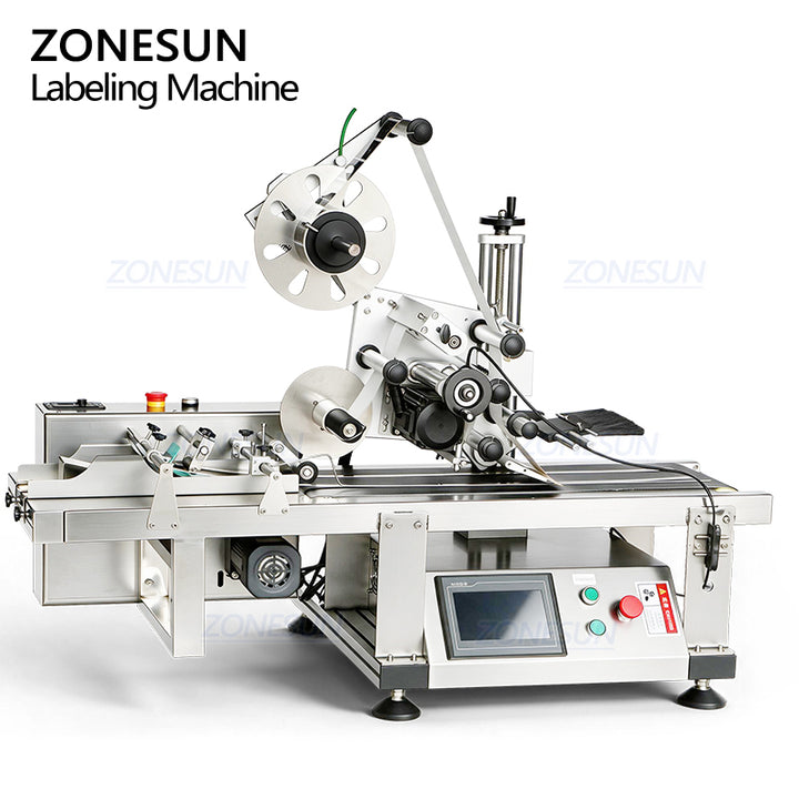 flat surface labeling machine