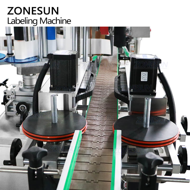 bottles separating wheel of automatic labeling machine