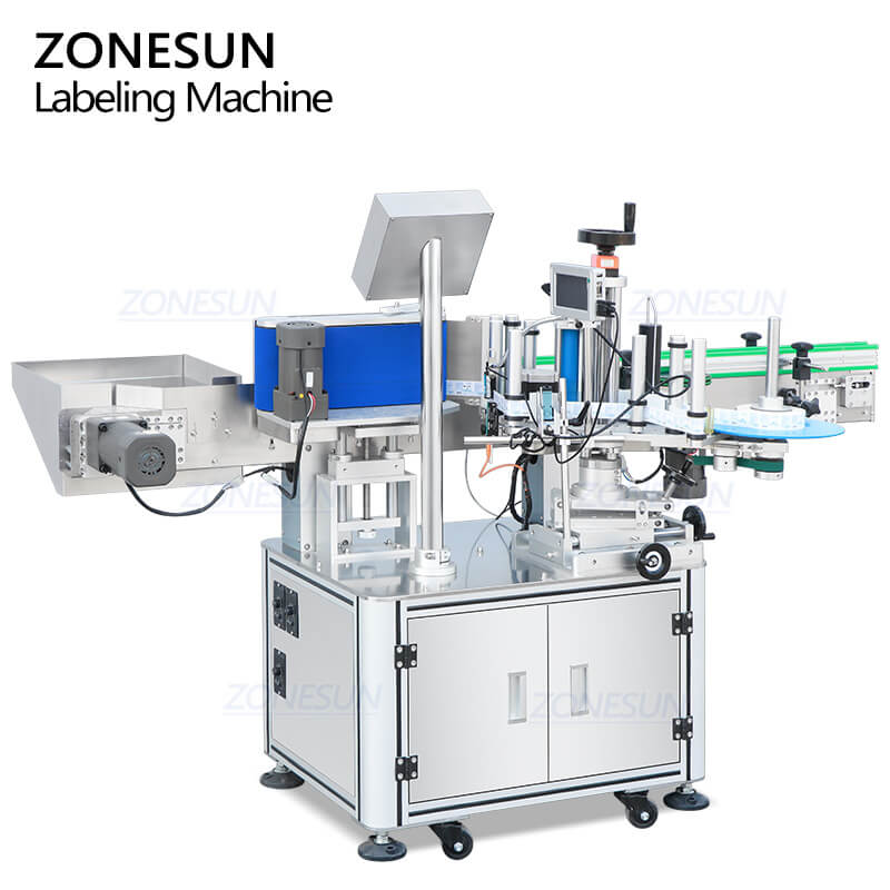 high speed automatic round bottle labeling machine