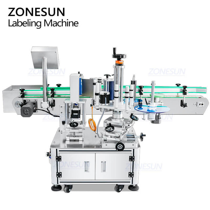 cylindrical bottle labeler