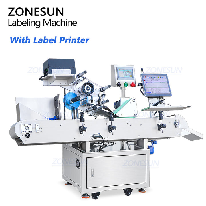 labeling machine with label printer