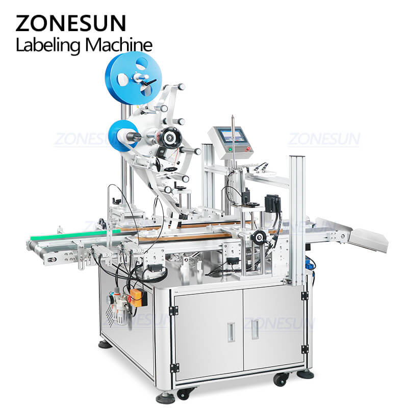 ZONESUN ZS-TB831F 果物・野菜用 使い捨て食品容器改ざん防止ラベル貼り機
