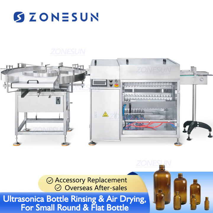 automatic bottle washing machine for glass & plastic bottles