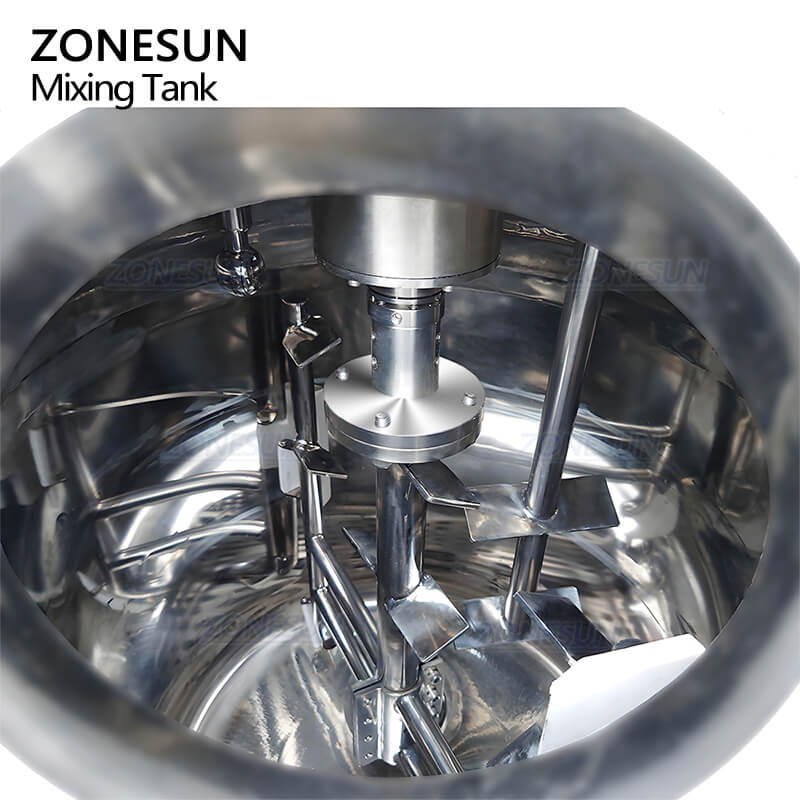 Vacuum Emulsifying Mixer | ZS-VMB200RH Homogenizing Mixing Tank