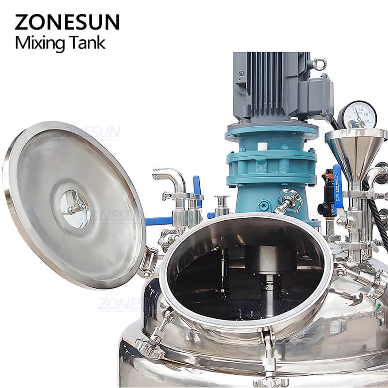 真空乳化ミキサー| ZS-VMB200RH均質化混合タンク