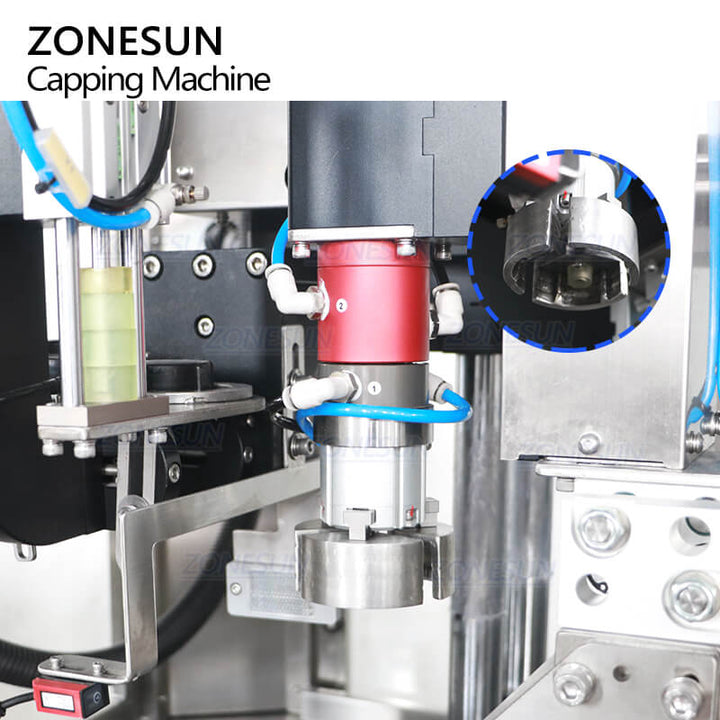 capping structure of capping machine